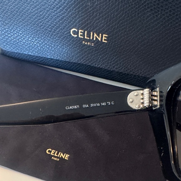 Celine Cat Eye S187 Sunglasses in Acetate - Picture 4 of 10